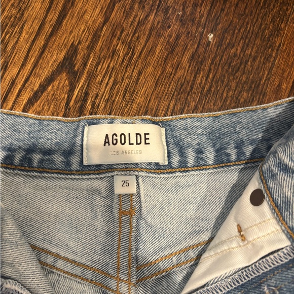 Agolde cut off Jean shorts, size XS - Picture 3 of 5